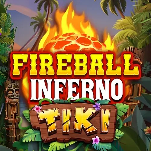 Fireball Inferno Tiki by NetEnt, showcased at winbeatzcasinos.fi – game logo